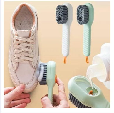Cleaning Brush Soft Bristled Liquid Shoe Brush Long Handle Brush Clothes Brush Shoes